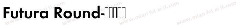 Futura Round字体转换